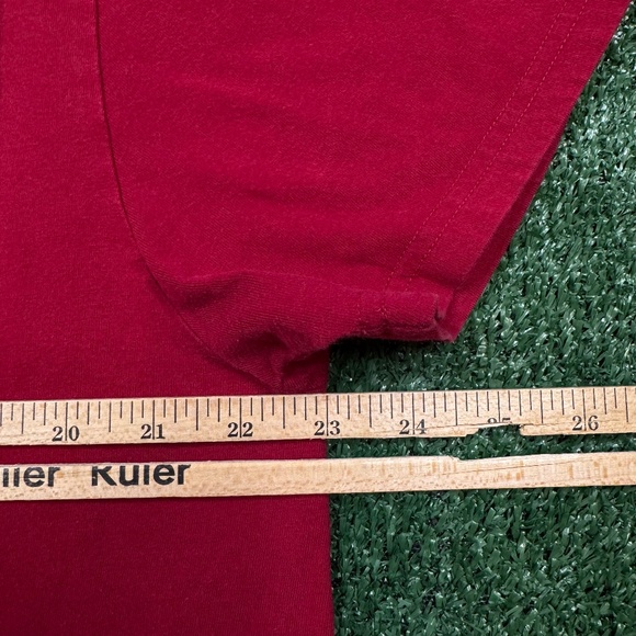 VINTAGE Polo Ralph Lauren T Shirt Men's Size M Red Short Sleeve Pony Y2K Tee - Picture 6 of 7